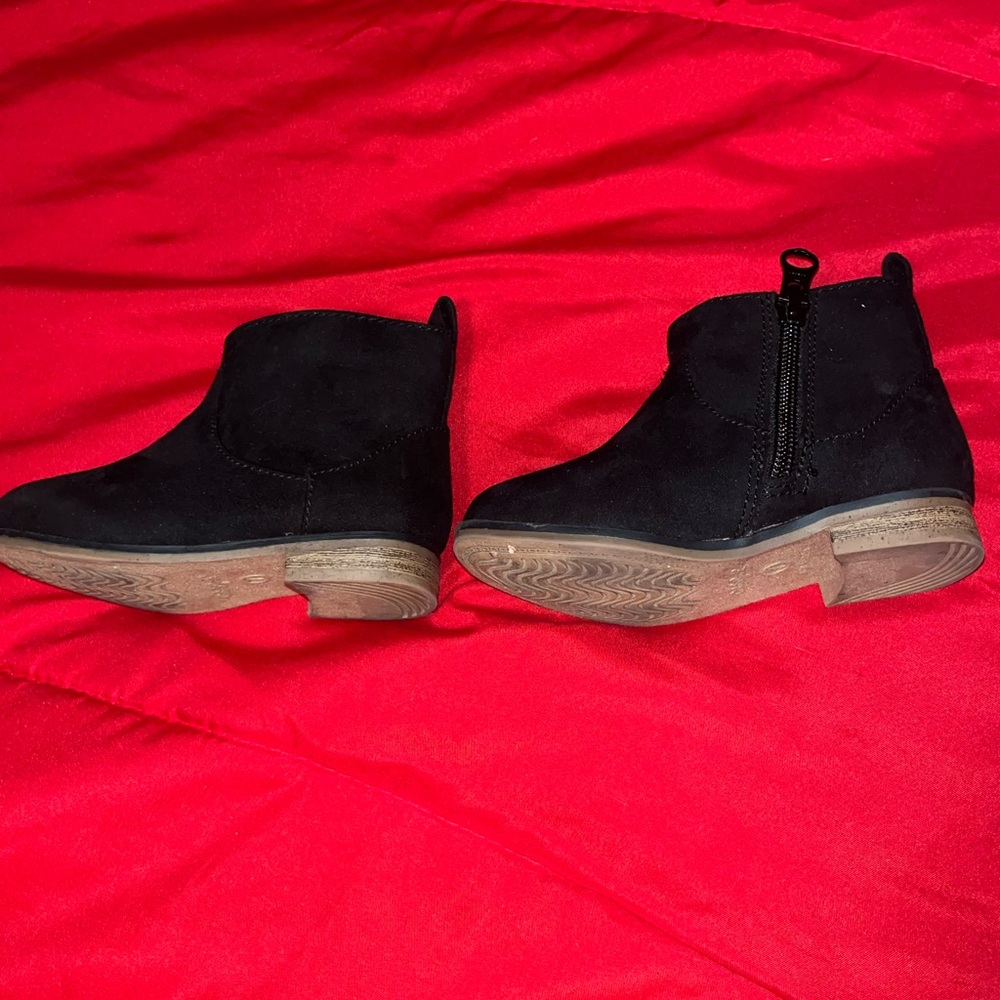 Cat & Jack Black Ankle Boots
